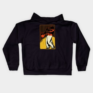 The Jazz Sax Player Kids Hoodie